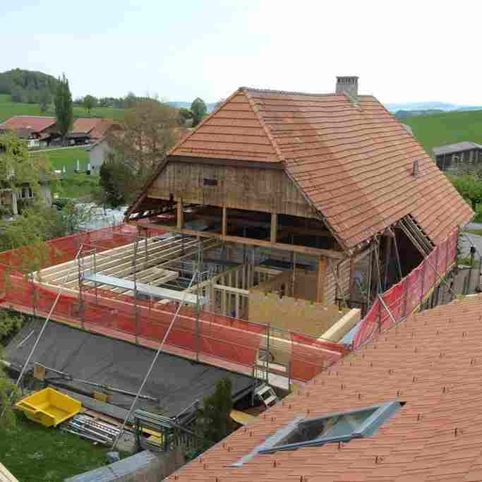 Baustellen Webcam Holzbau